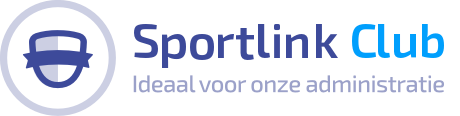 Logo van Sportlink Club. Deze applicatie gebruiken we voor onze administratie